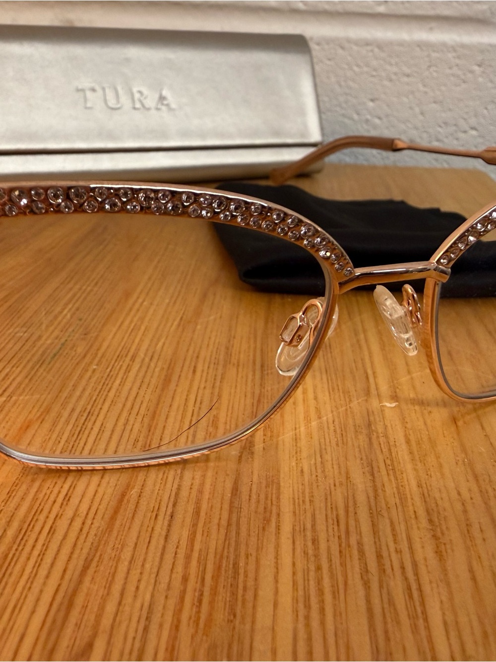 Tura Rose Gold Women's Glasses